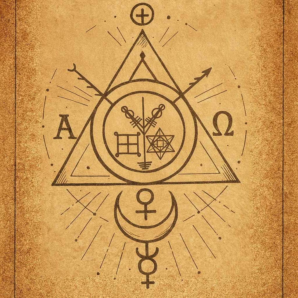 Digital reflection and symbolic release portal background